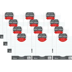 Filler Paper|C-Line Wide Ruled Filler Paper, 8" x 10.5", 3-Hole Punched, 100 Sheets/Pack, 12/Bundle (CLI22032-12)