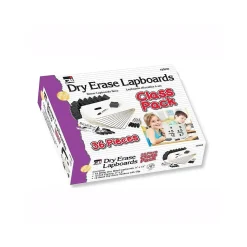 Dry Erase*CLN Class Pack Masonite Dry-Erase Whiteboards, 9" x 12", 12/Set (CHL35036)