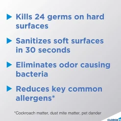 4 in One Disinfectant & Sanitizer, Citrus, 14 oz. Can (31043)<Clorox Best