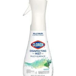 Disinfecting, Sanitizing and Antibacterial Spray Mist, Eucalyptus Peppermint, 16 Fluid oz. (60152)<Clorox Hot