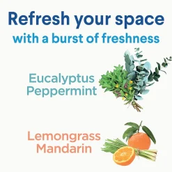 Disinfecting, Sanitizing and Antibacterial Spray Mist, Eucalyptus Peppermint, 16 Fluid oz. (60152)<Clorox Hot