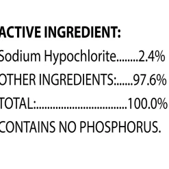 Disinfecting Toilet Bowl Cleaner with Bleach, Rain Clean Scent, 24 Oz., 2/Pack (00273)<Clorox Best