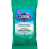 Disinfecting Wipes On The Go, Bleach Free Travel Wipes, Fresh Scent, 9 Count (01665)<Clorox Sale