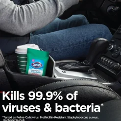 Disinfecting Wipes On The Go, Bleach Free Travel Wipes, Fresh Scent, 9 Count (01665)<Clorox Sale