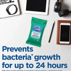 Disinfecting Wipes On The Go, Bleach Free Travel Wipes, Fresh Scent, 9 Count (01665)<Clorox Sale