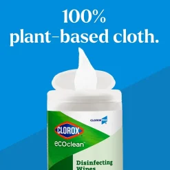 EcoClean Disinfecting Wipes, 75 Wipes/Container (60605)<Clorox Hot