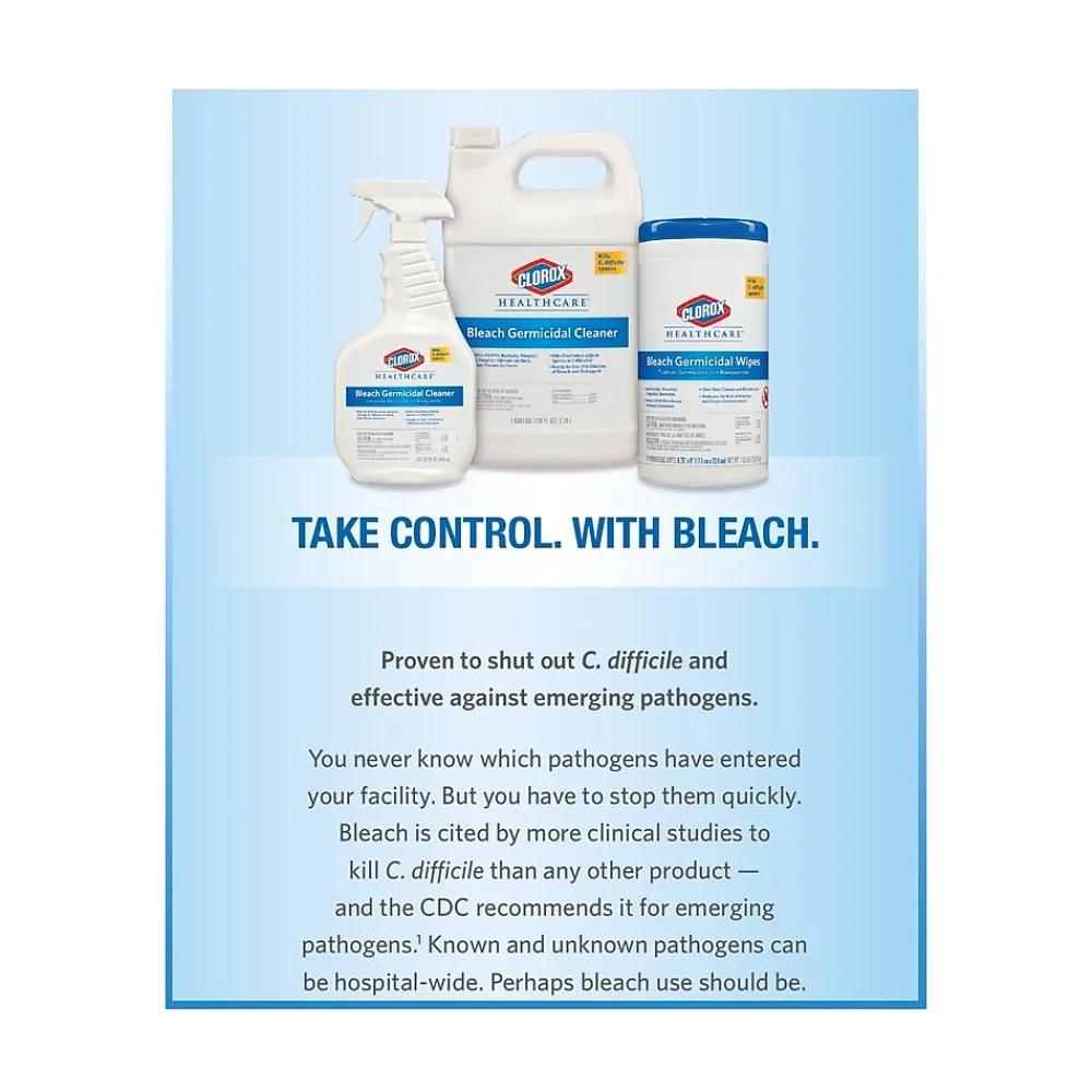 Bleach Germicidal Cleaner Spray, 22 Ounces (68967)<Clorox Healthcare Discount