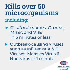 Bleach Germicidal Cleaner Spray, Unscented, 32 oz., 6/Carton (CLO 068970CT)<Clorox Healthcare Online