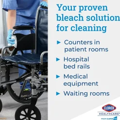 Healthcare Disinfecting Wipes, 110 Wipes/Container, 2/Carton (30358CT)<Clorox Hot