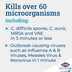 Healthcare Disinfecting Wipes Refill, 110 Wipes/Pouch (30359)<Clorox Best