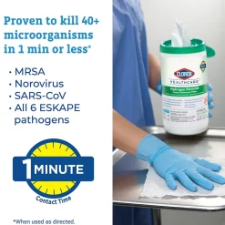 Disinfecting Wipes, 185 Wipes/Bucket, 2/Carton (30826)<Clorox Healthcare Outlet
