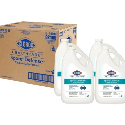 Spore Defense Cleaner Disinfectant, Open System Refill Bottle, 128 Fl Oz, 4/Pack (32409)<Clorox Healthcare Best