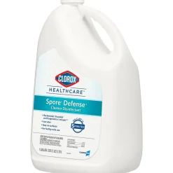 Spore Defense Cleaner Disinfectant, Open System Refill Bottle, 128 Fl Oz, 4/Pack (32409)<Clorox Healthcare Best