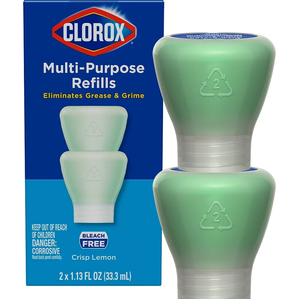 Multipurpose Cleaner Refill Pods, Crisp Lemon Scent, 2 Pods/Box, 8 Boxes/Carton (60161)<Clorox Sale