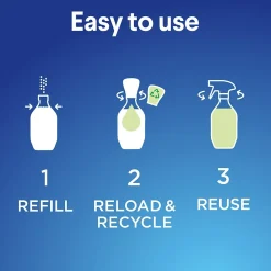 Multi-Purpose Cleaning Spray System Starter Kit, 1 Spray Bottle and 1 Refill, Crisp Lemon, 1.13 fl. oz. (60160)<Clorox Hot