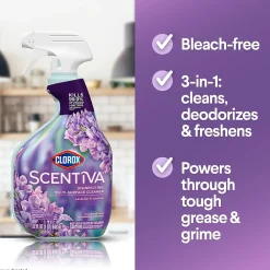 Scentiva Disinfecting Multi-Surface Cleaner Spray Bottle, Lavender and Jasmine, 32 fl. oz. (31387)<Clorox Sale