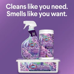 Scentiva Disinfecting Multi-Surface Cleaner Spray Bottle, Lavender and Jasmine, 32 fl. oz. (31387)<Clorox Sale