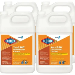 Total 360 Disinfectant Cleaner, 128 oz., 4/Carton (31650)<Clorox Clearance