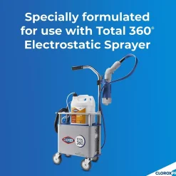 Total 360 Disinfectant Cleaner, 128 oz., 4/Carton (31650)<Clorox Clearance