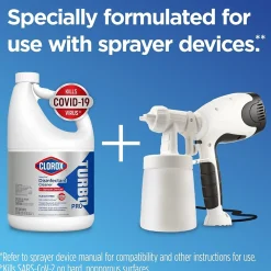 Turbo Pro All-Purpose Cleaners & Spray Disinfectant, Unscented, 121 oz., 3/Carton (60091CT)<Clorox Discount