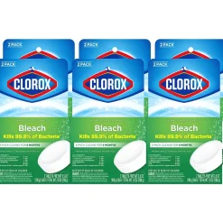 Ultra Clean Toilet Tablets Bleach, 3.5 oz., 2/Pack, 6 Packs/Carton (30024CT)<Clorox New