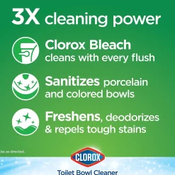 Ultra Clean Toilet Tablets Bleach, 3.5 oz., 2/Pack, 6 Packs/Carton (30024CT)<Clorox New