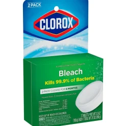 Ultra Clean Toilet Tablets Bleach, 3.5 oz., 2/Pack, 6 Packs/Carton (30024CT)<Clorox New