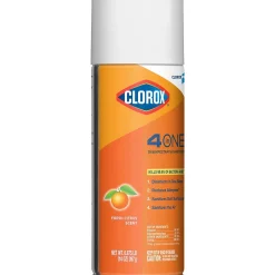 Pro 4 in One Disinfectant & Sanitizer, Citrus Scent, 14 oz., 12/Carton (31043)<Clorox