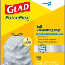 CloroxPro ForceFlex 13 Gallon Tall Kitchen Trash Bag, 23.75