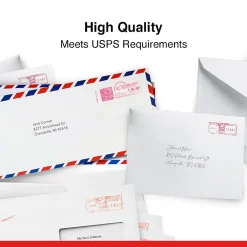 Labels|Clover Imaging Group Clover Multipurpose Labels, 5.25" x 1.63", White, 2/Sheet, 150 Sheets/Pack (DM100IDS)