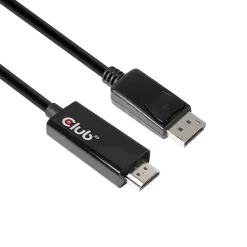 Club 3D Club3D CAC-1082 6.56 feet DisplayPort 1.4 to HDMI 2.0b HDR, Black
