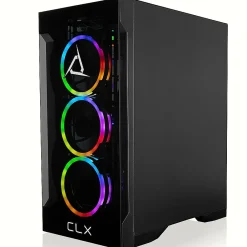 Outlet CLX SET TGMSETRTH2A01BM Gaming Desktop Computer, AMD Ryzen 9 7900X, 32GB Memory, 1TB SSD, 4TB HDD