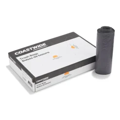 ™ 50-56 Gallon Trash Bag, 43" x 47", Low Density, 0.95 mil, Gray, 100 Bags/Box (CW50715)<Coastwide Professional