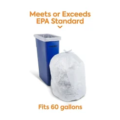 ™ 60 Gallon Trash Bag with 30% PCR, 38
