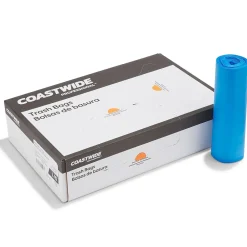 ™ 40-45 Gallon Recycling Bags, High Density, 19 Mic., Blue, 200 Bags/Box (CW57402)<Coastwide Professional Outlet