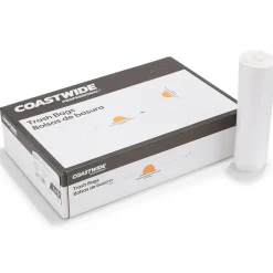 ™ 50-56 Gallon Trash Bag, 43" x 48", High Density, 16 mic, Natural, 200 Bags/Box (CW18205)<Coastwide Professional Online