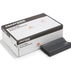 ™ 55-60 Gallon Trash Bag, 38" x 58", Low Density, 1.8 mil, Black, 100 Bags/Box (CW18207)<Coastwide Professional Outlet