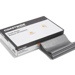 ™ 55-60 Gallon Trash Bag, 39" x 57", Low Density, 1.7 mil, Silver, 50 Bags/Box (CW18190)<Coastwide Professional Clearance