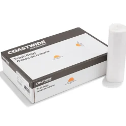 ™ 50-56 Gallon Trash Bag, 43" x 48", High Density, 22 mic, Natural, 150 Bags/Box (CW19244)<Coastwide Professional Online