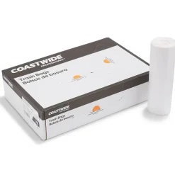 ™ 40-45 Gallon Trash Bag, 40" x 48", High Density, 22 mic, Natural, 150 Bags/Box (CW19248)<Coastwide Professional New