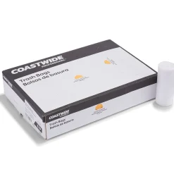 ™ 12-16 Gallon Trash Bag, 24" x 33", High Density, 13 mic, Natural, 500 Bags/Box (CW57406)<Coastwide Professional Sale