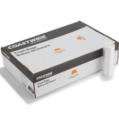 ™ AccuFit 16 Gallon Trash Bag, 24" x 33", High Density, 6 mic, Natural, 1000 Bags/Box (CW18196)<Coastwide Professional Online