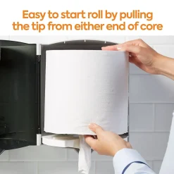 Coastwide Professional ™ Centerpull Paper Towel, 2-Ply, White, 660 Sheets/Roll, 6 Rolls/Carton (CW26115)