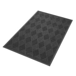 Coastwide Professional ™ Commercial Wiper/Scraper Floor Mat, 4' x 6', Charcoal (CW23071)