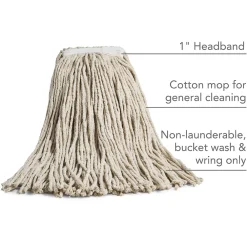 ™ Cut-End Wet Mop Head, #32, Cotton, 1