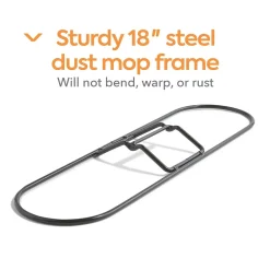 ™ Dust Mop Frame, 18" x 5", Black (CW56763)<Coastwide Professional Online