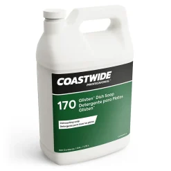 ™ Glisten Liquid Dish Soap, Lemon, 128 oz., 4/Carton (CW850001-A)<Coastwide Professional Outlet