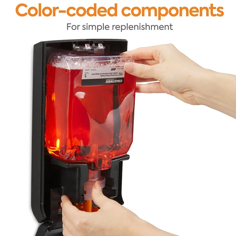 J-Series Foaming Hand Soap, Tropical, 1200 mL, 2/Carton (CWJSR-TRO)<Coastwide Professional Discount