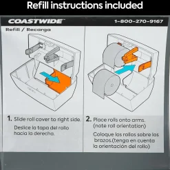 ™ J-Series Duo Bath Tissue Dispenser, Black (CWJ2BT-B)<Coastwide Professional