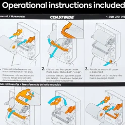 J-Series Automatic Hardwound Paper Towel Dispenser, Black/Metallic (CWJAHT-S-CC)<Coastwide Professional Online